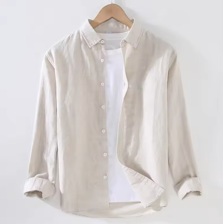 Elvoro Linen Square Collar