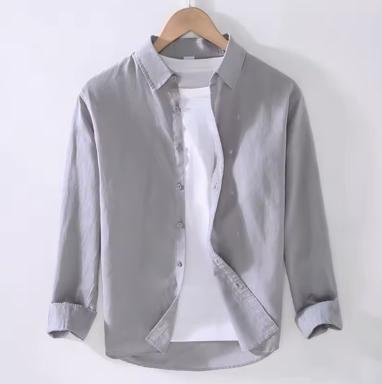 Elvoro Linen Square Collar