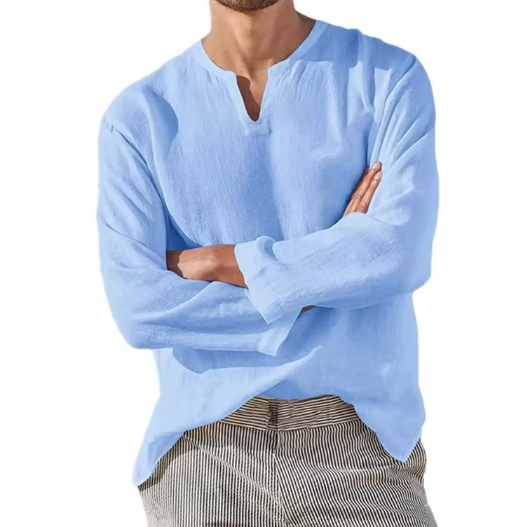 Linen V-neck