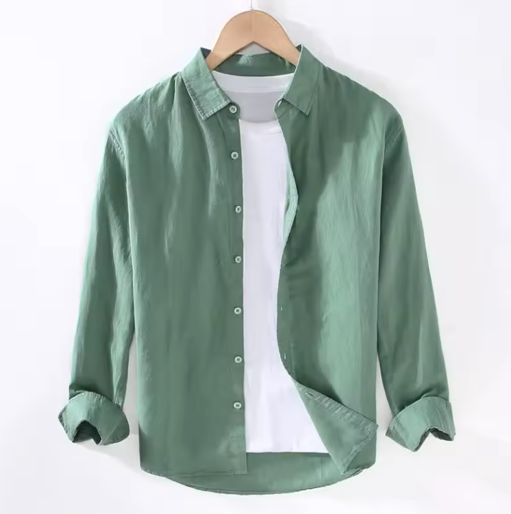 Elvoro Linen Square Collar