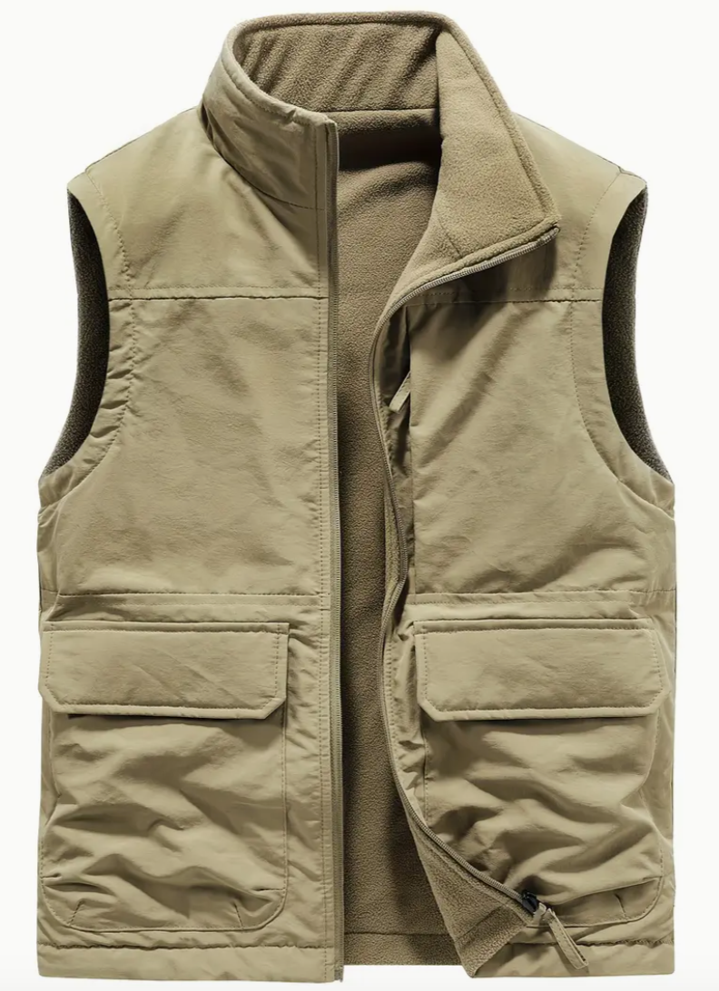 Sleeveless jacket
